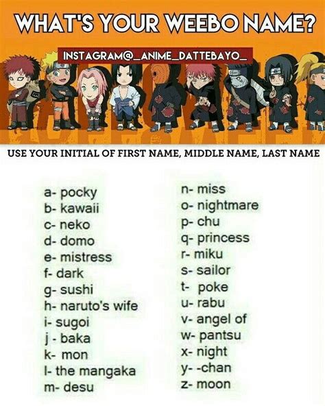 anime character name generator